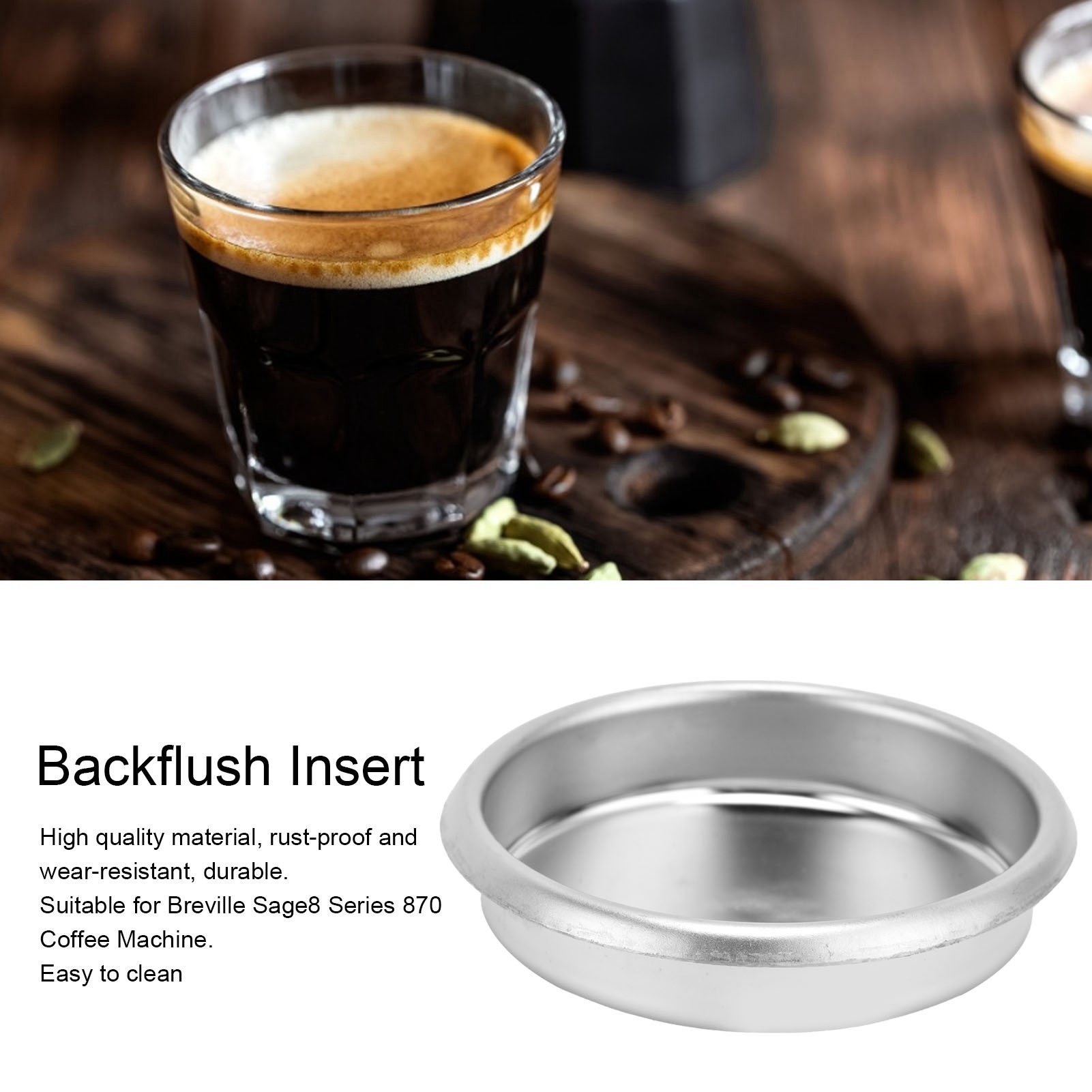 Breville Espresso Bes870 - 54 مللي متر ماكينة القهوة الفولاذ
