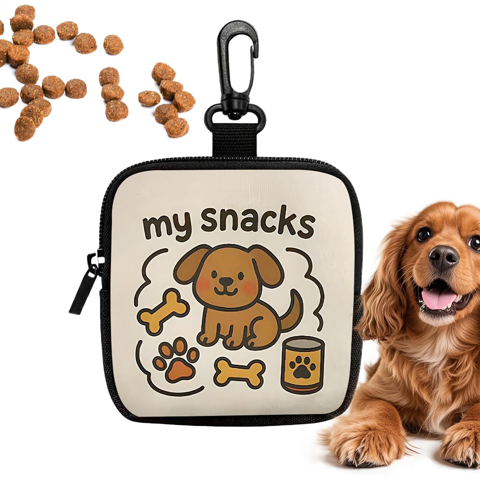 Food Snacks For Hiking - حقيبة محمولة لحفظ وجبات الكلاب، حقيبة