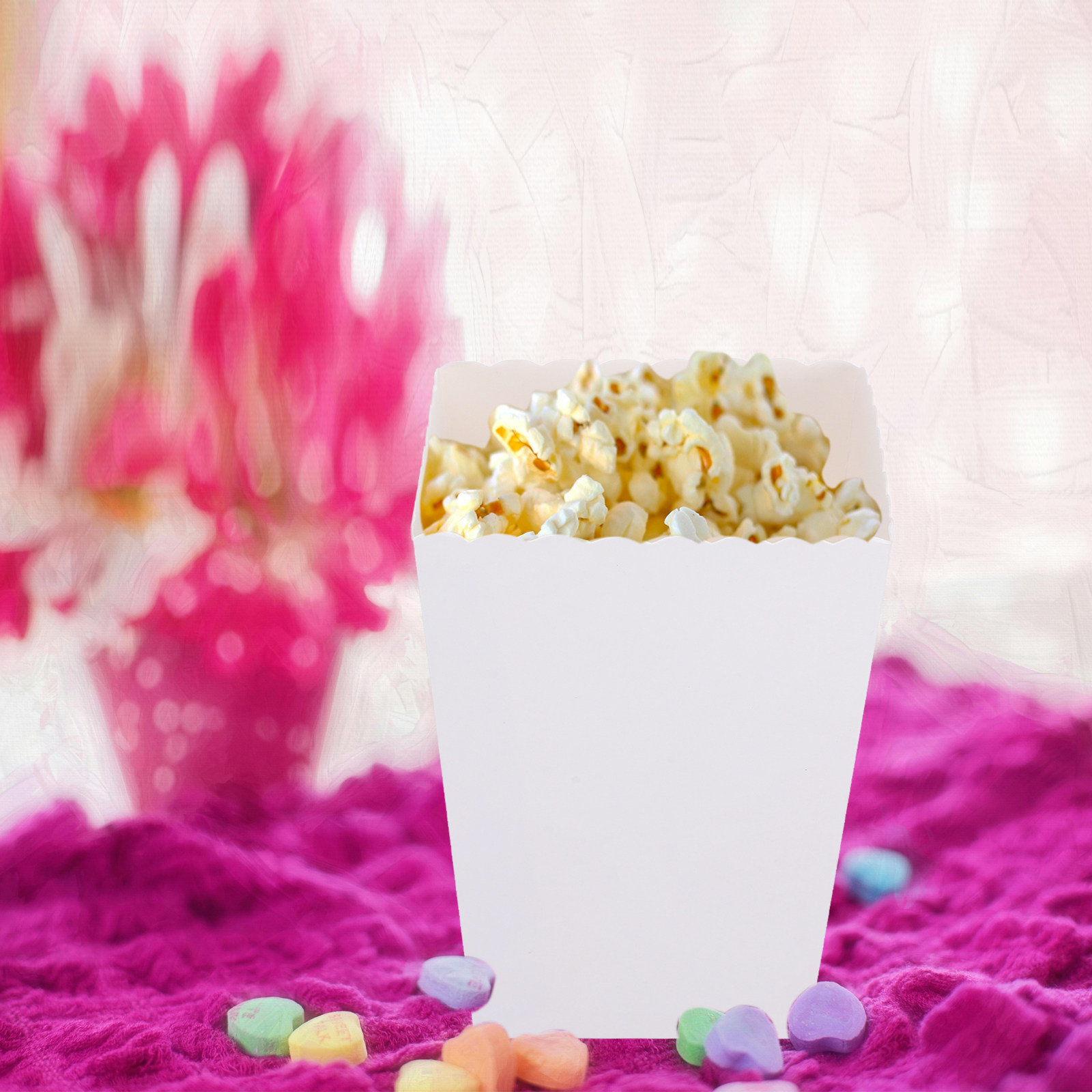 50 قطعة من صناديق الفشار القاب - مراجعة Food Snacks Party وسعره