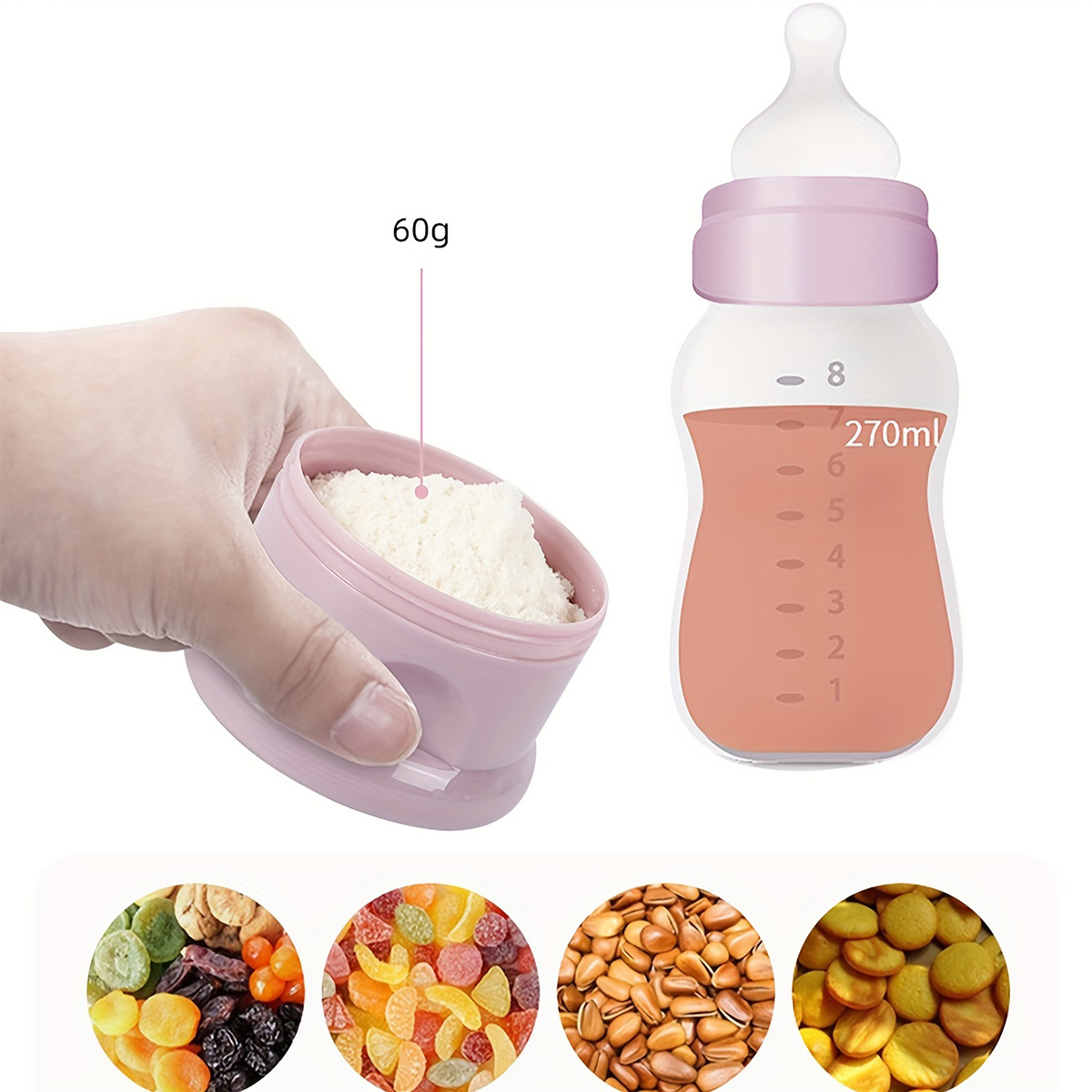 حاوية مسحوق حليب الأطفال ذات س - مراجعة Food Snacks For 1 Year Old وسعره
