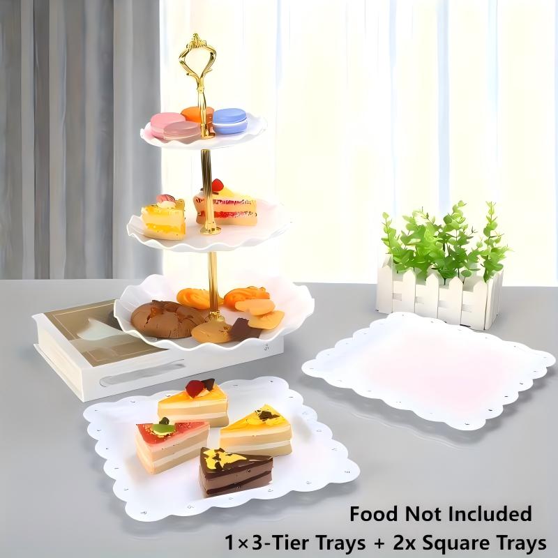 مجموعة صواني طعام مزخرفة 1/3/4 - مراجعة Food Snacks For 1 Year Old وسعره