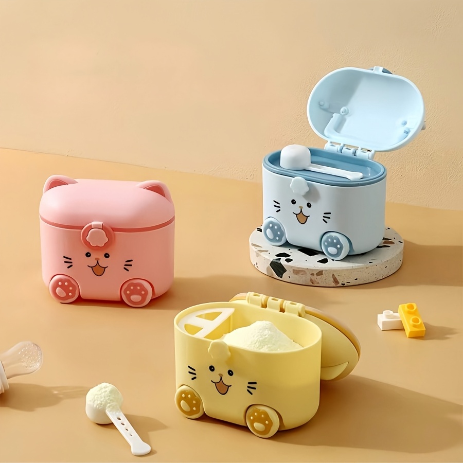 حاوية حليب القطط اللطيفة مع مل - مراجعة Food Snacks For 1 Year Old وسعره
