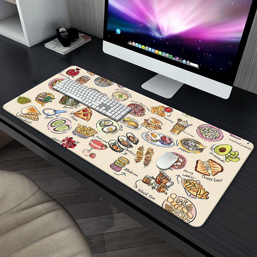 لوحة ماوس كبيرة جدًا XXL بتصمي - مراجعة Food Snacks Game وسعره