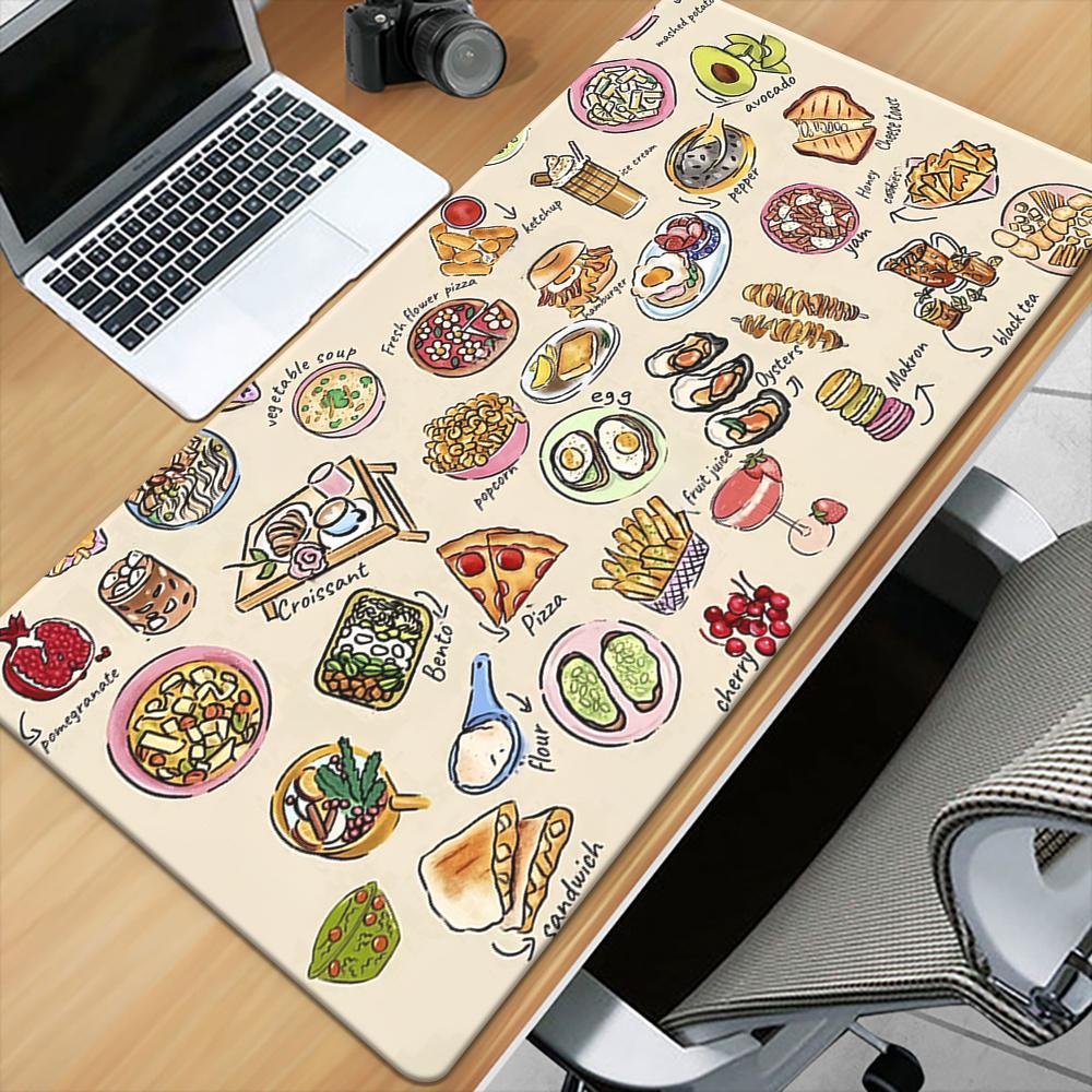 لوحة ماوس كبيرة جدًا XXL بتصمي - مراجعة Food Snacks Game وسعره
