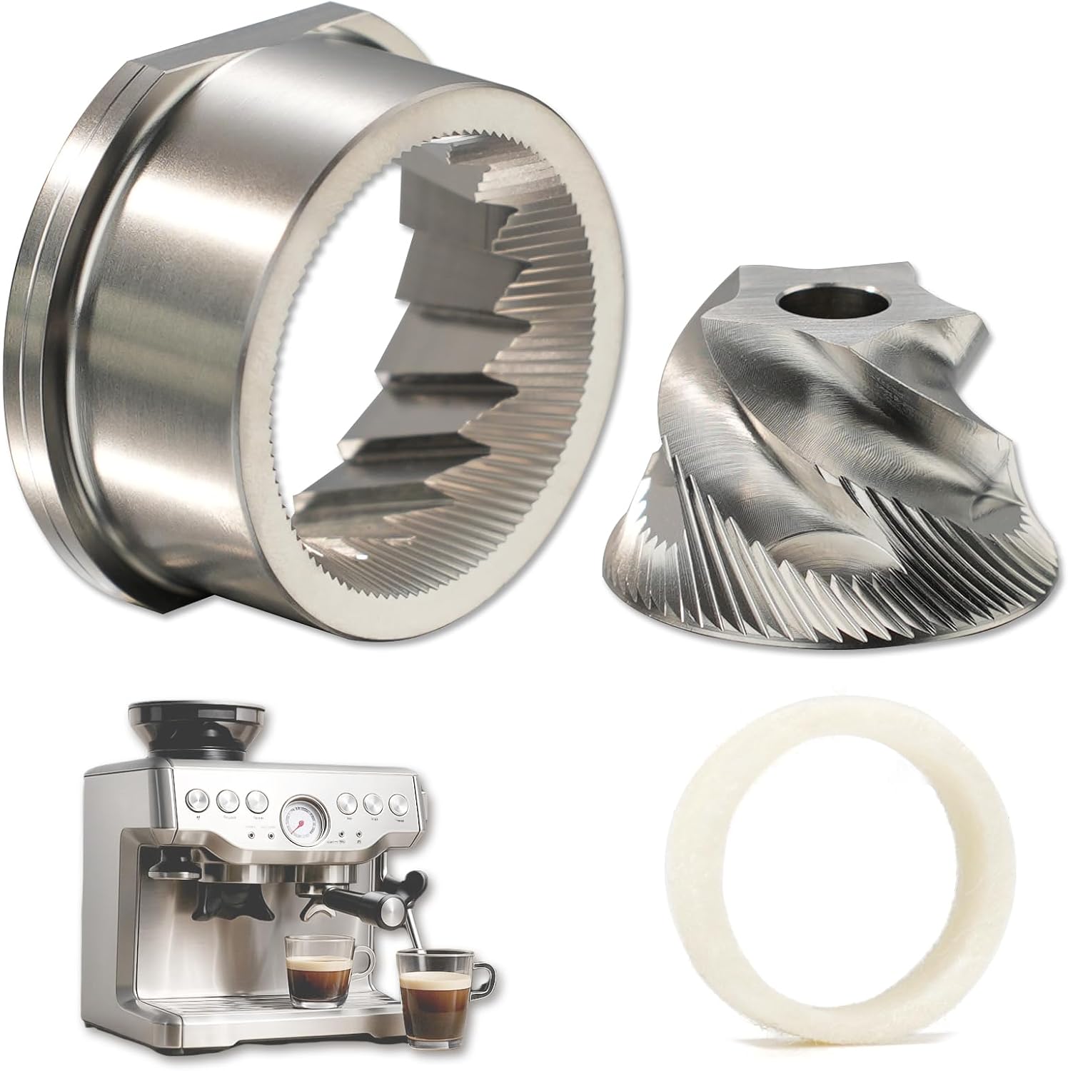 مجموعة شفرات طحن مخروطية بديلة - مراجعة Breville Espresso Bes870 وسعره