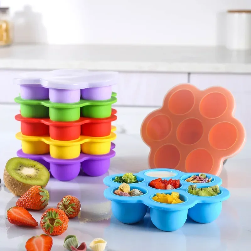 قوالب سيليكون جل قابلة لإعادة  - مراجعة Food Snacks For 1 Year Old وسعره